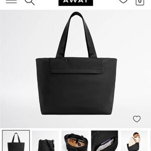 Away Featherlight Black Tote Bag